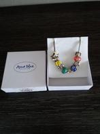 Avoca Blue - zilveren edelarmband (type Pandora), Ophalen of Verzenden, Nieuw, Zilver, Met bedels of kralen