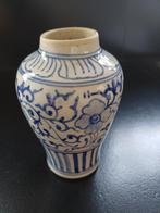 Blauw-wit Aziatisch keramisch vaasje, Ophalen of Verzenden