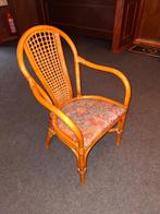 Rieten stoelen, Huis en Inrichting, Stoelen, Ophalen, Gebruikt, Bruin, Stof