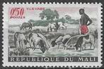 Mali 1961 - Yvert 16 - Fokkerij en landbouw - Schapen (PF), Timbres & Monnaies, Timbres | Afrique, Envoi, Non oblitéré