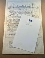 CMB, menu « Albertville » + information ligne Anvers-Matadi., Collections, Envoi
