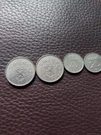 4 Nederlandse munten, Enlèvement, Monnaie en vrac, Reine Juliana