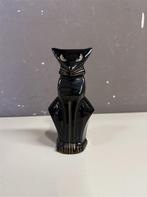 Vintage Art Deco zwarte kat gouden detail bank keramiek orna, Ophalen of Verzenden, Zo goed als nieuw
