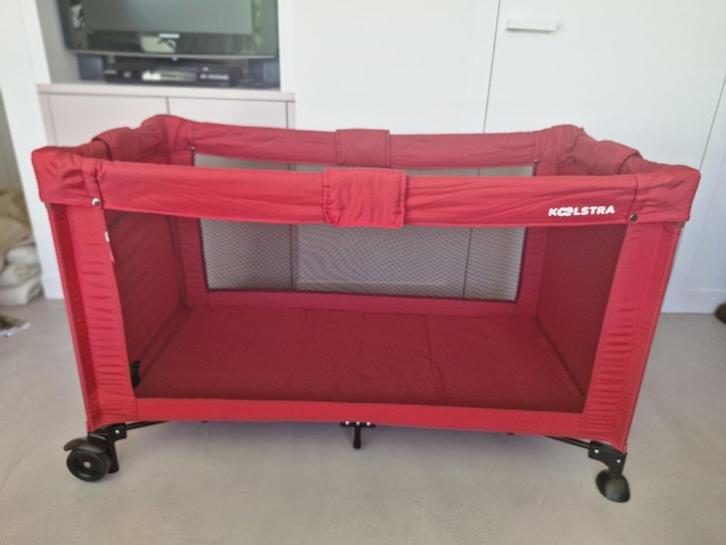reisbed van merk koelstra met toebehoren, Kinderen en Baby's, Kinderkamer | Bedden, Zo goed als nieuw, Minder dan 140 cm, 70 tot 85 cm