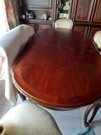 uitschuifbare tafel + 6 stoelen, Ophalen of Verzenden