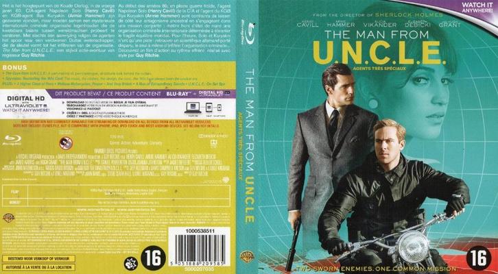 the man from u.n.c.l.e. (blu-ray) nieuw, Cd's en Dvd's, Blu-ray, Zo goed als nieuw, Actie, Ophalen of Verzenden