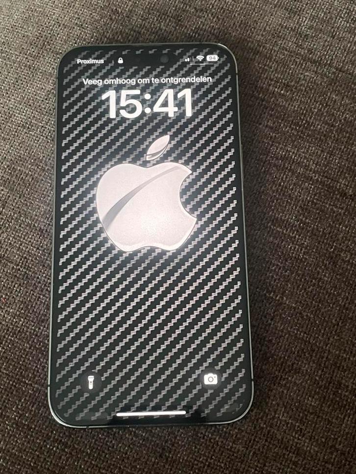 Nieuwstaat iphone 14 pro max 256 gb 90%-case-protector 600€, Telecommunicatie, Mobiele telefoons | Apple iPhone, Zo goed als nieuw