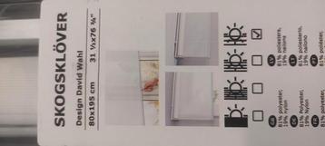 Nieuwe rolgordijnen ikea skogsklover 80x195 6 stuks en60x195 beschikbaar voor biedingen