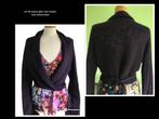 mauve mohair gilet mt 40, Ophalen of Verzenden, Zo goed als nieuw, Maat 38/40 (M)
