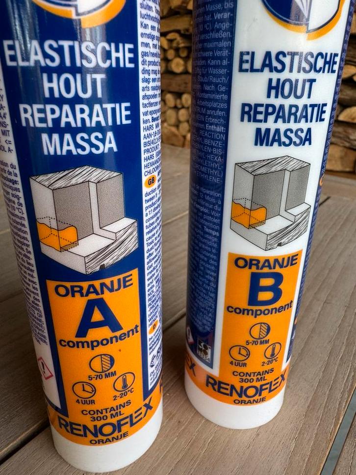Renoflex Oranje houtreparatiepasta, Doe-het-zelf en Bouw, Hout en Planken, Ophalen