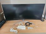 LG 38WN95C-W curved IPS monitor in perfecte staat, Ophalen of Verzenden, Zo goed als nieuw, Thunderbolt, IPS