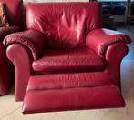 Relax zetel in leder met beensteun. Gratis mee te nemen, Ophalen