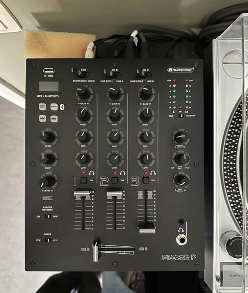 Omnitronic PM-322P mixer (nieuw) + 2j garantie, Muziek en Instrumenten, Mengpanelen, Nieuw, Ophalen