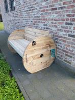 2 persoons zitbank in hout, Tuin en Terras, Ophalen, Zo goed als nieuw, Hout