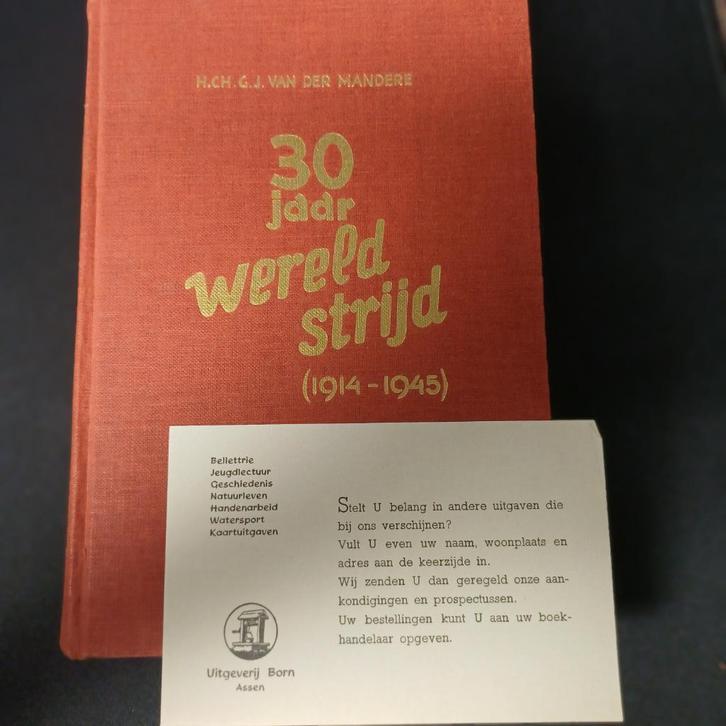 30 jaar werdeldstrijd, Boeken, Oorlog en Militair, Gelezen, Algemeen, Niet van toepassing, Ophalen of Verzenden