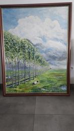 tafel met olieverfschilderij, Ophalen