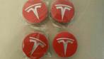 4 x 56 mm Tesla wieldoppen Tesla velgen center caps, Auto diversen, Wieldoppen, Ophalen of Verzenden, Nieuw
