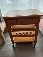 Massief houten keukenhulp trolley merk butler, Ophalen, Zo goed als nieuw
