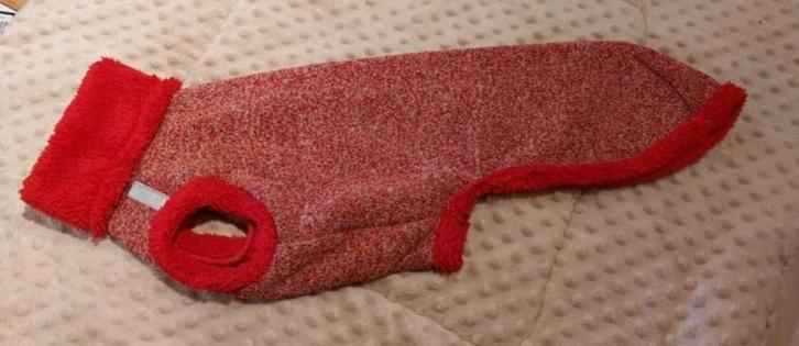 HOLLY LOO EXTRA WARM SWEATER RED, Dieren en Toebehoren, Hondenkleding, Zo goed als nieuw, Hondentrui, Ophalen