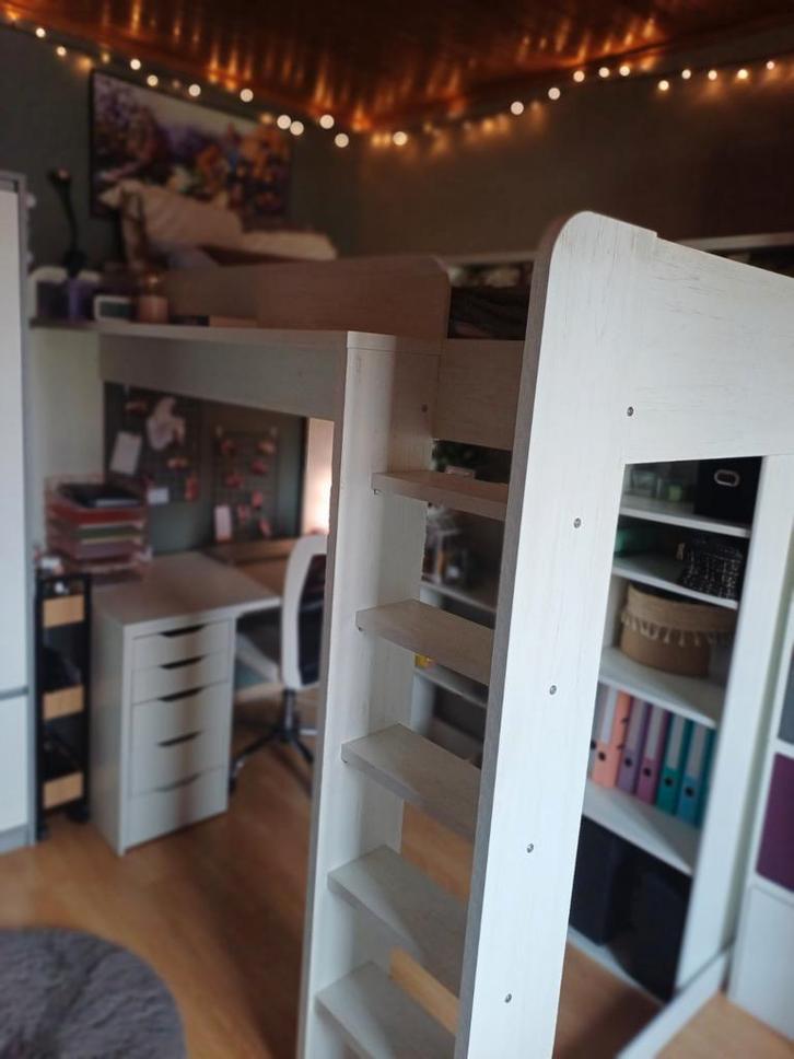 Hoogslaper Weba, Maison & Meubles, Chambre à coucher | Lits superposés & Lits mezzanines, Lit mezzanine, Enlèvement