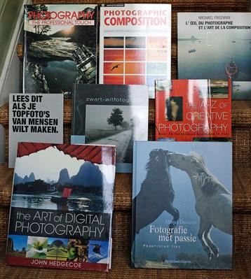 Acht leerrijke, mooi geïllustreerde boeken over fotografie ! beschikbaar voor biedingen