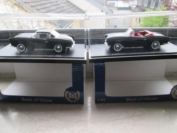 Zweimal 1:43 Bos Rometsch Lawrence Coupe und Cabrio schwarz beschikbaar voor biedingen