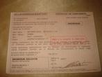 Ancien Certificat Conformité Moto Honda XR-500 R 1996, Ophalen of Verzenden, Honda