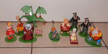 11x figuurtjes Efteling sprookjes, Enlèvement ou Envoi, Comme neuf, Statue ou Poupée