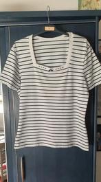 Esprit : wit met donkerblauw strepen t-shirt maat L, Kleding | Dames, T-shirts, Wit, Maat 42/44 (L), Ophalen of Verzenden, Zo goed als nieuw