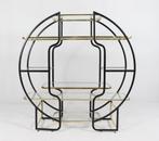 Luxe Etagère Hollywood Regency, Huis en Inrichting, Kasten | Vitrinekasten, Ophalen of Verzenden, Glas