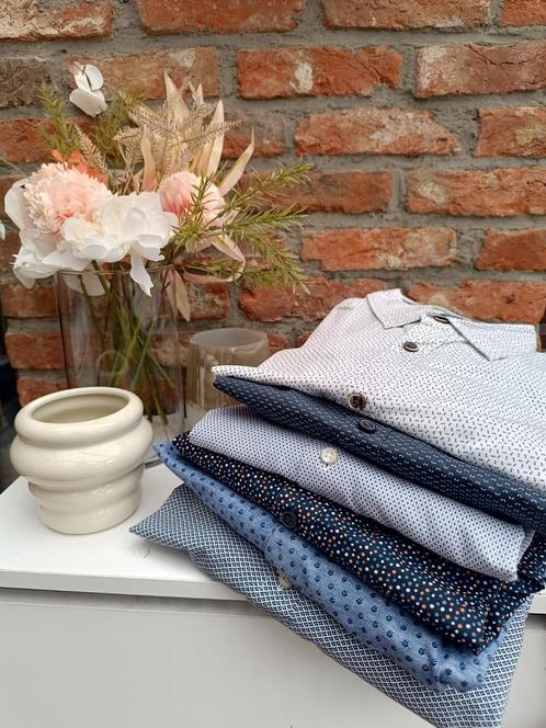 6 Hemden - Maat L - oa Tommy H, Massimo Dutti, River Woods,, Kleding | Heren, Heren-kledingpakketten, Zo goed als nieuw, Maat 52/54 (L)