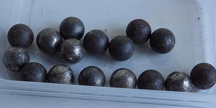 Vintage Metalen Lager Kogels of Knikkers, Antiek en Kunst, Curiosa en Brocante, Ophalen