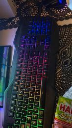 Clavier RGB, Informatique & Logiciels, Claviers, Enlèvement, Azerty, Comme neuf