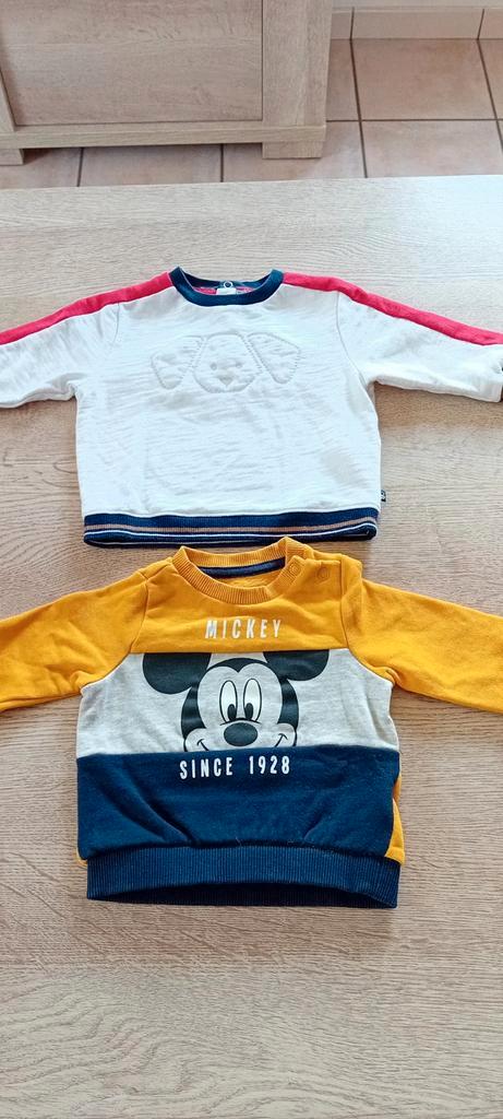 2 truien voor jongens maat 3 en 6 maanden, Kinderen en Baby's, Babykleding | Maat 62, Zo goed als nieuw, Jongetje, Truitje of Vestje