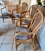 4 chaises en rotin, Antiquités & Art, Enlèvement