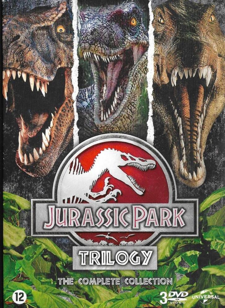 Jurassic Park Trilogy, Cd's en Dvd's, Dvd's | Tv en Series, Zo goed als nieuw, Actie en Avontuur, Boxset, Alle leeftijden, Verzenden