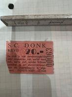 6878 SC Donk ticket - provinciaal 4 - 70's, Verzenden
