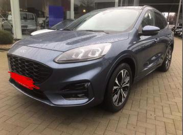 Ford Kuga 1.5 st-line x, Auto's, Ford, Voorwielaandrijving, Blauw, Alcantara, USB