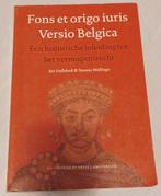 Fons et origo iuris Versio Belgica, 14e eeuw of eerder, Ophalen of Verzenden, Zo goed als nieuw