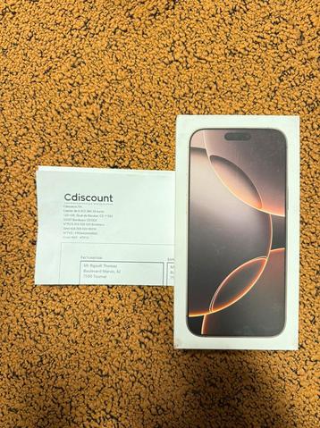 ✅ APPLE Iphone 16 Pro Max 256go Desert !! NEW !! ✅ beschikbaar voor biedingen