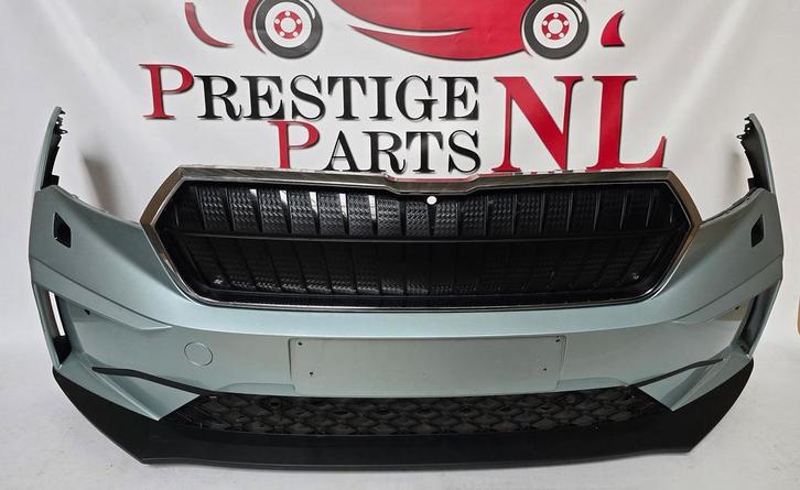 Voorbumper Skoda ENYAQ IV 5LA ORIGINEEL BUMPER 5LA807221, Auto-onderdelen, Carrosserie, Bumper, Skoda, Voor, Gebruikt, Herkomst onderdeel bekend