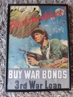 Us ww2 PARATROOPER POSTER RARE, Verzamelen, Militaria | Tweede Wereldoorlog, Ophalen of Verzenden