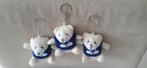 Porte clé ourson blanc écru 11cm chainette et anneau inclus, Ophalen, Nieuw, Knuffel of Figuurtje