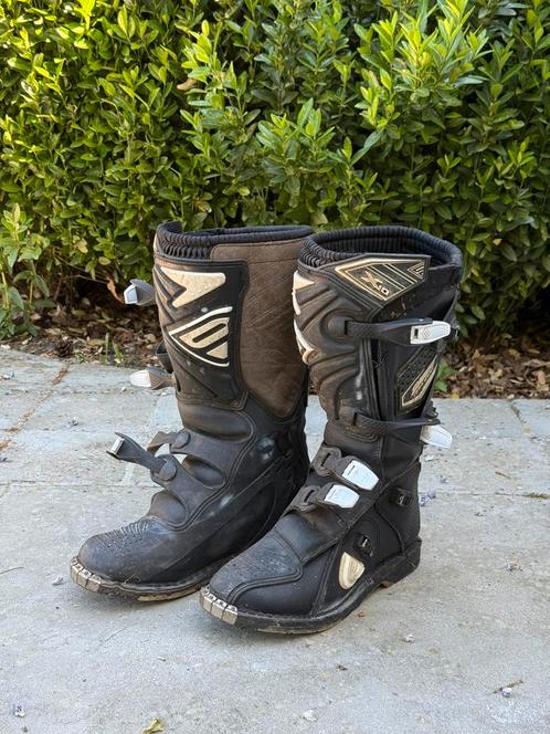 Motorcross botten Shot X10 maat 43, Motoren, Kleding | Motorkleding, Laarzen, Heren, Tweedehands, Ophalen of Verzenden