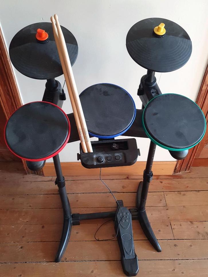 Pack complet Band Hero + Console Nintendo Wii – 85€, Games en Spelcomputers, Spelcomputers | Nintendo Wii, Zo goed als nieuw, Met 2 controllers