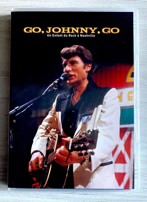 J. HALLYDAY /// GO, JOHNNY, GO // 1 DVD + 1 CD + Boekje 10p., Cd's en Dvd's, Dvd's | Muziek en Concerten, Zo goed als nieuw, Muziek en Concerten
