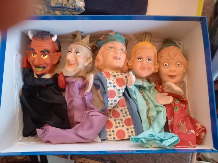 Anciennes marionnettes, Collections, Poupées, Comme neuf, Enlèvement ou Envoi