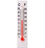 Mini-thermomètre blanc - Celsius - Fahrenheit ⁰C/⁰F 11 x 50, Enlèvement ou Envoi, Neuf