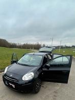 Nissan Micra 1.2 BENZINE HANDGESCHAKELD 2012, Auto's, Euro 5, Zwart, Zwart, Micra