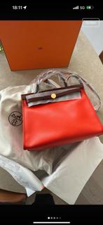 Hermès Herbag Zip 31 Rouge/ Bordeaux, Nieuw, Ophalen of Verzenden, Handtas, Rood